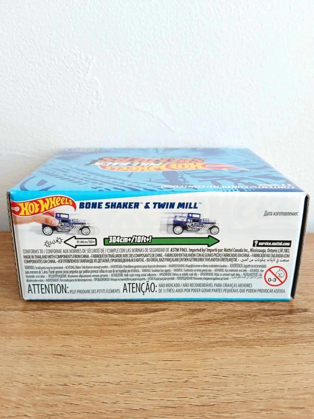 Coches Hot Wheels Pull-Back Speeders 2-Pack Bone Shaker y Twin Mill – photo 4